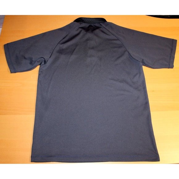 NFL Football Chicago Bears Short Sleeve Golf Polo Shirt Medium Blue Polyester - Picture 3 of 3